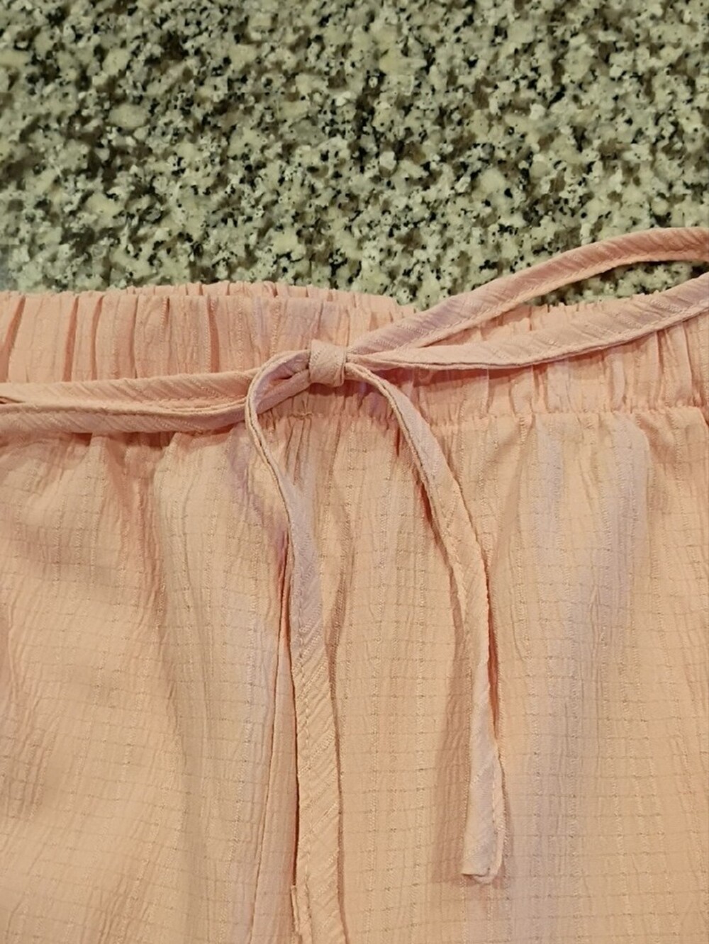 Women’s Lightweight Drawstring Skirt - Pastel Pink & Pale Green Size XL  2 F/ 1 - Picture 3 of 5